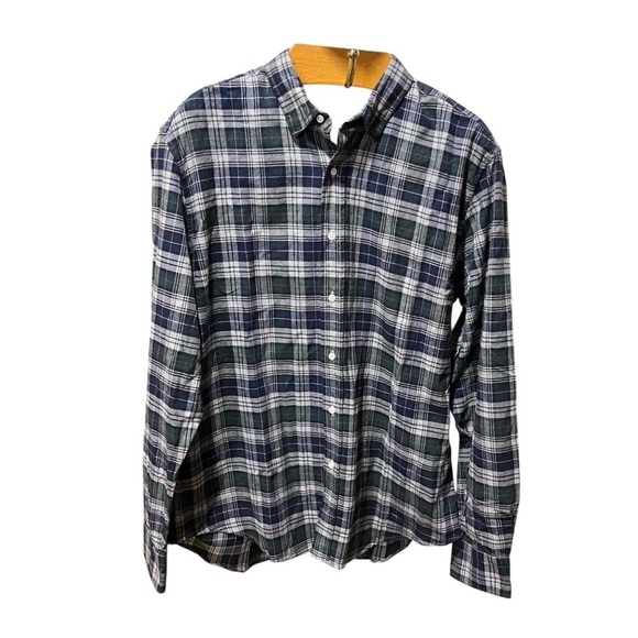 Frank & Eileen Tops - Frank And Eileen Women’s Finbar Blue Plaid Button Down Shirt